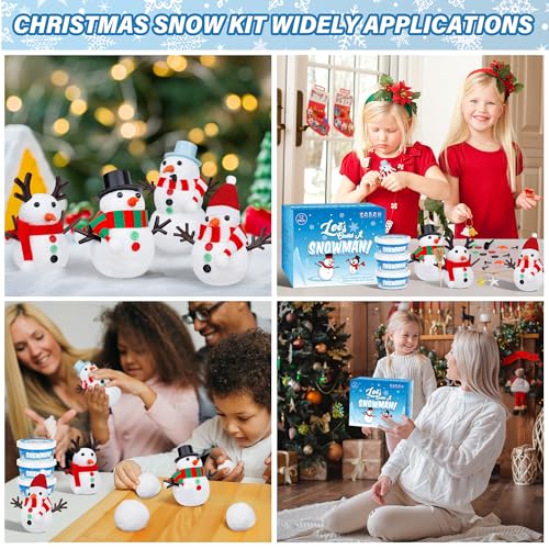 48 Pack Snowman Kit Christmas Crafts DIY Toys Kit E67353