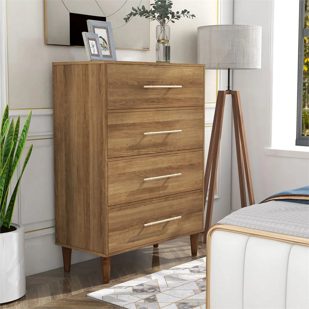 Farmhouse Wood 4-Drawer Chest X5457