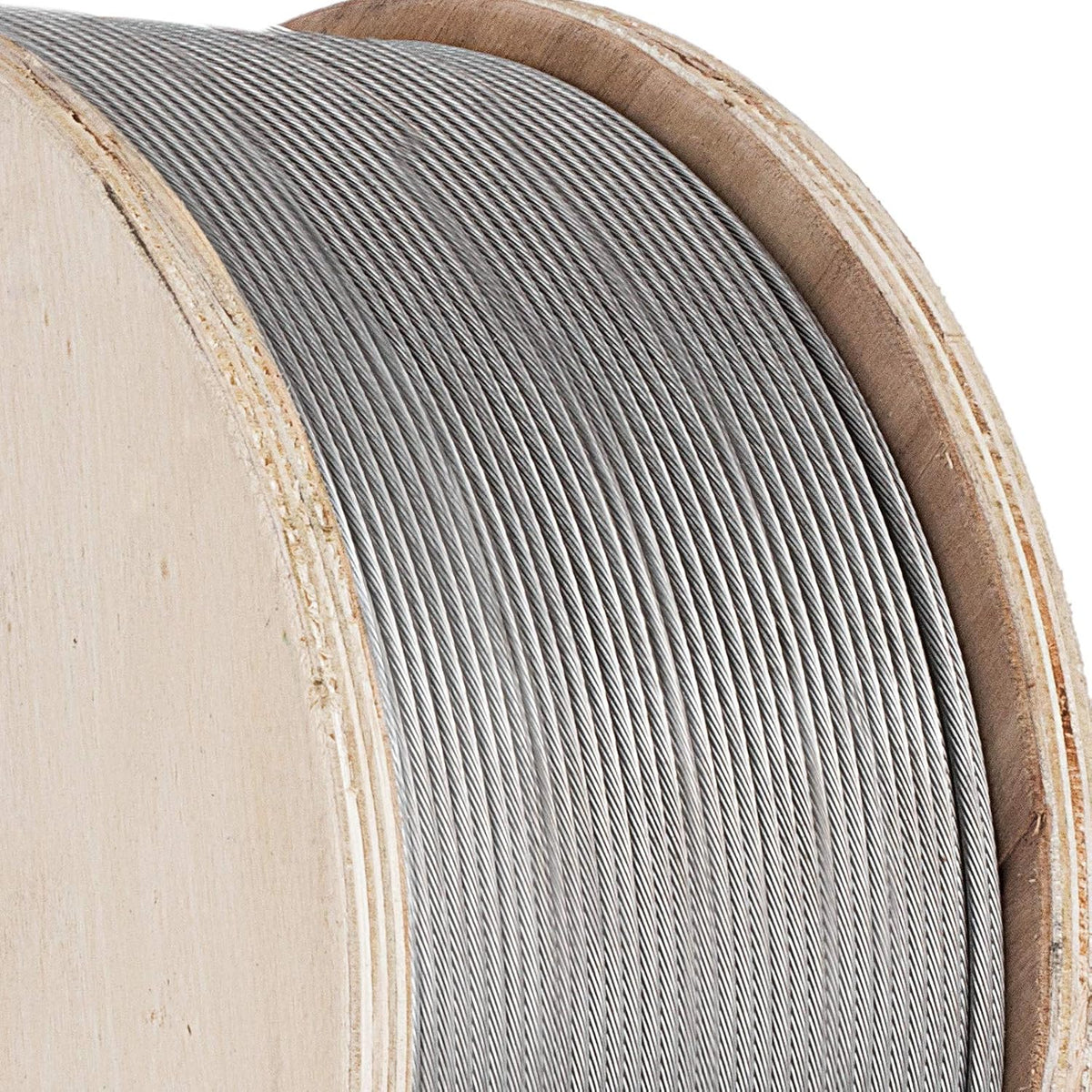 T316 Stainless Steel Wire Rope 1/8 1x19 Cable Railing B9406