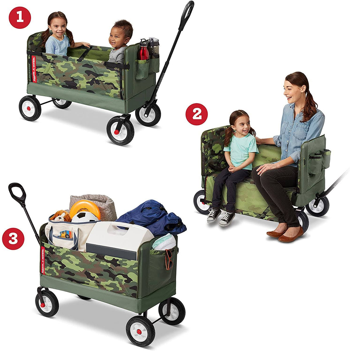 Camo 3-in-1 EZ Fold Wagon B184