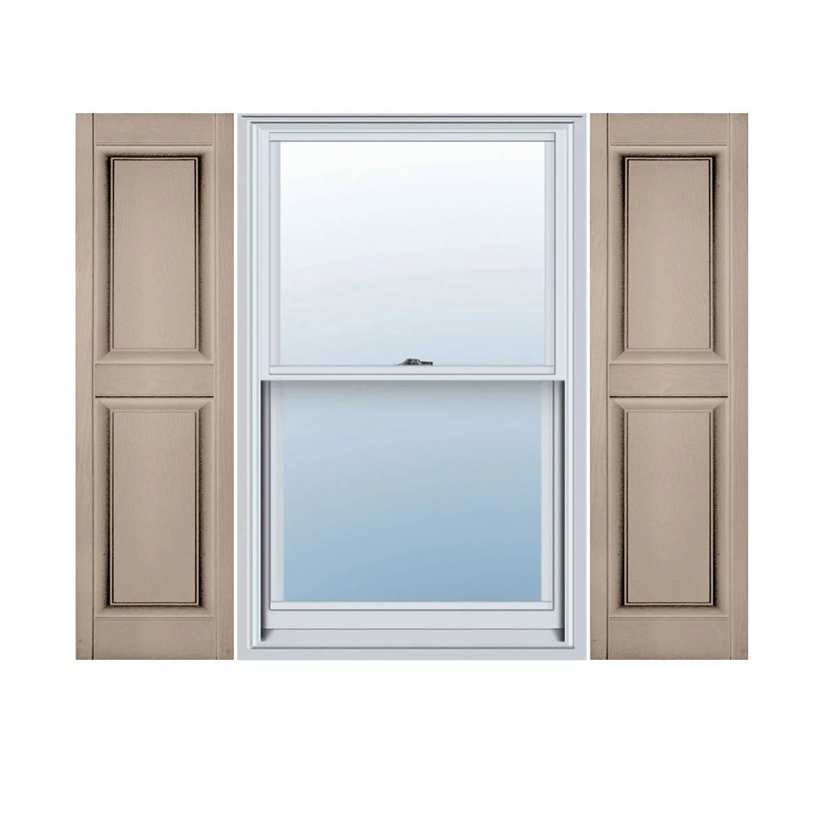 Vinyl Double Panel Shutters G3218