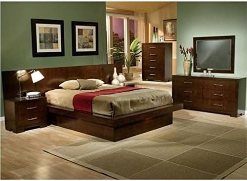 2 Drawer Nightstand in Cappuccino and Silver Q365