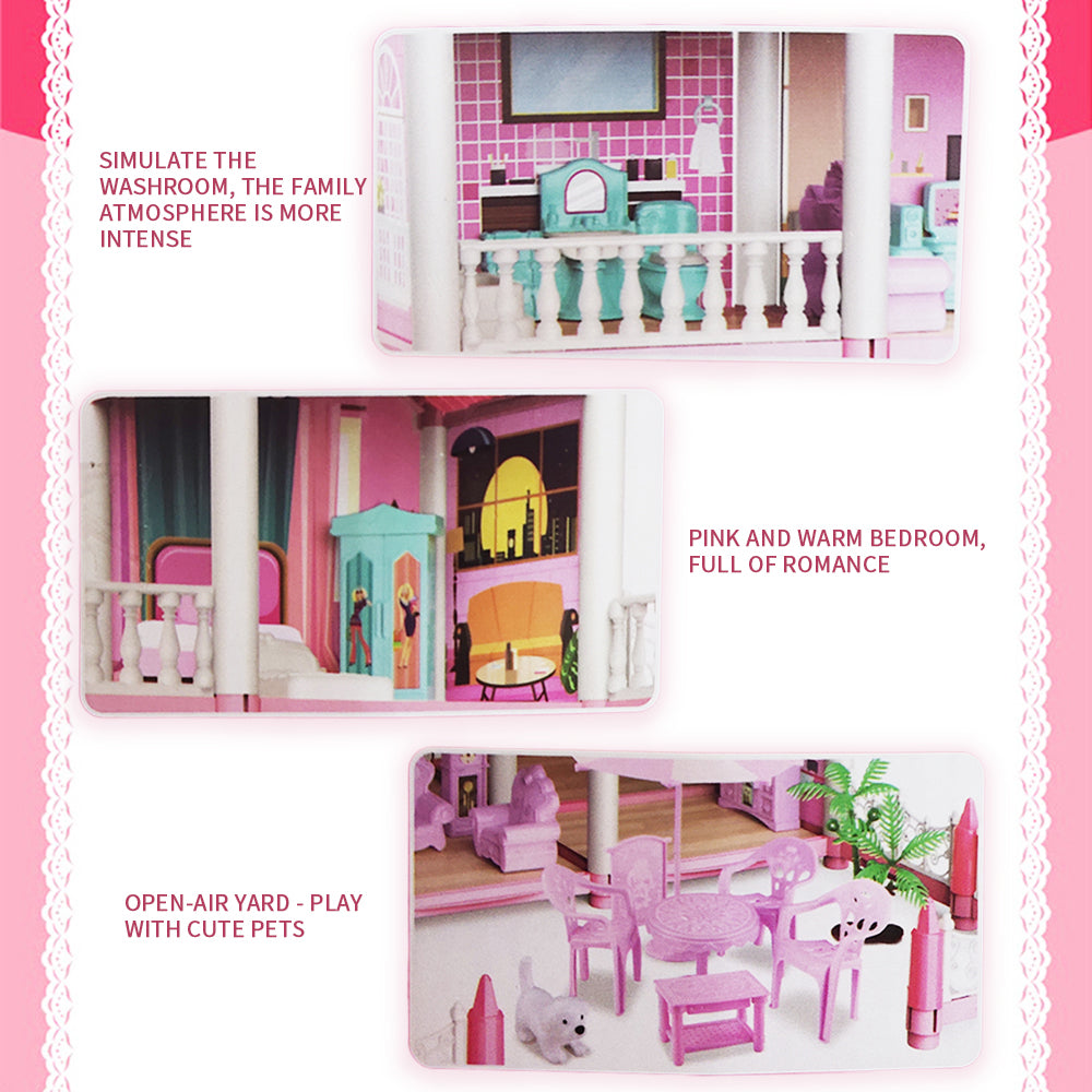 Pink Princess Castle Toy House T9567