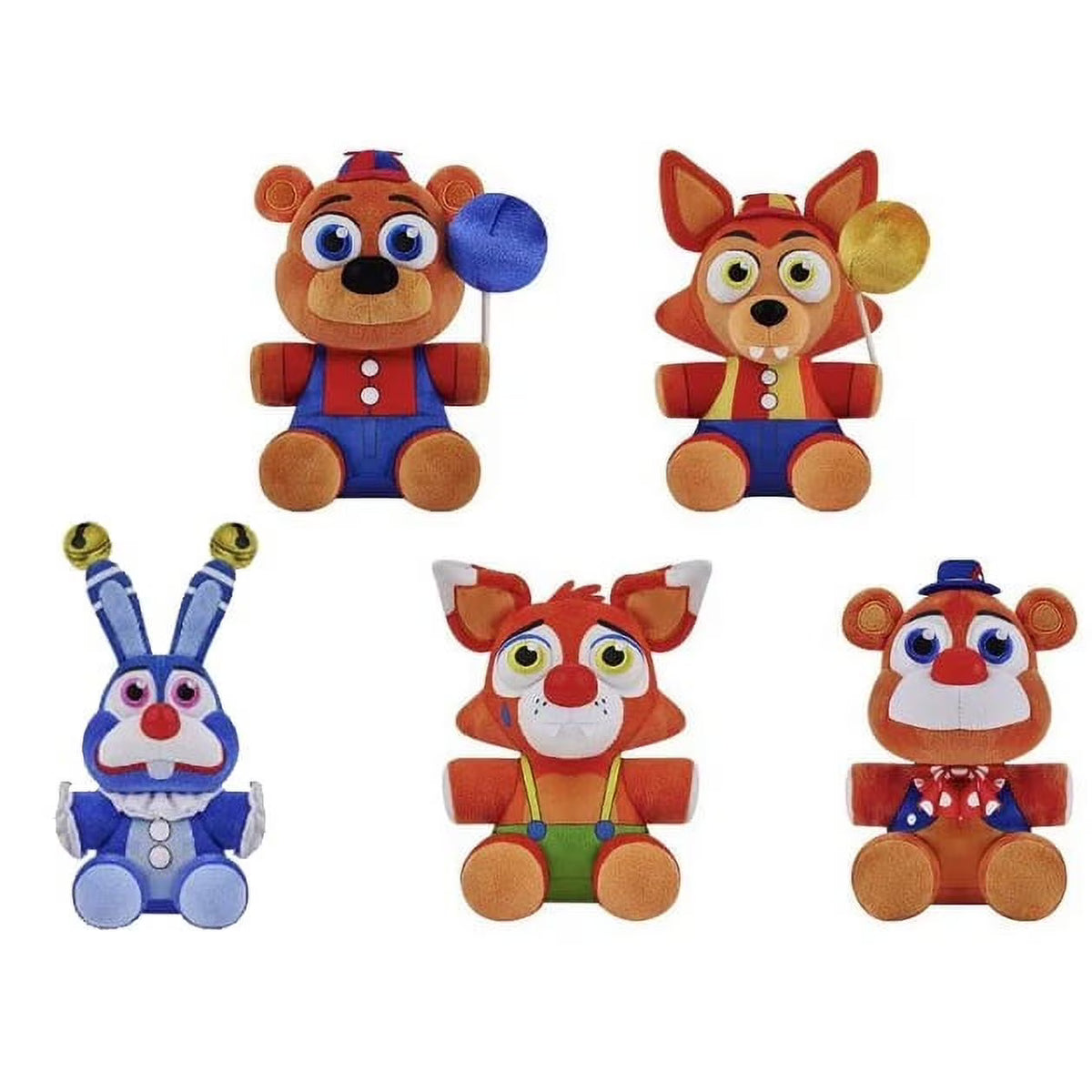 SET OF 5 (7 inch) Collectible Plushes H377949