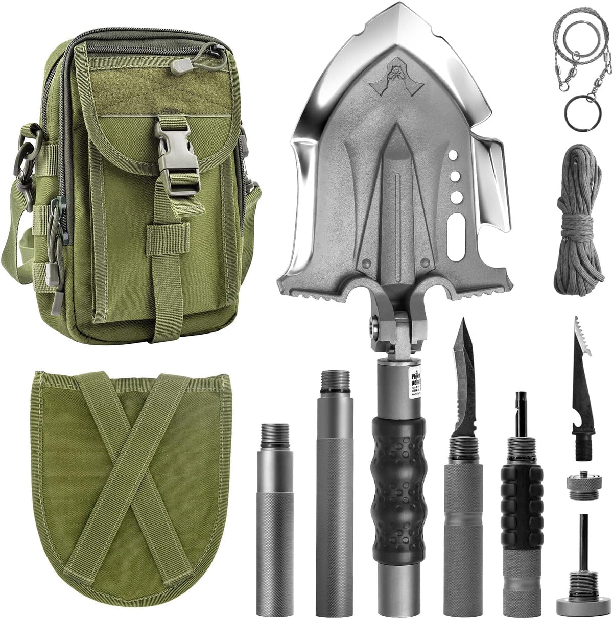 Folding Multifunctional Camping Shovel O224