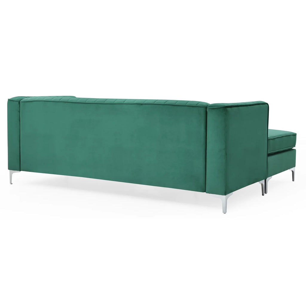 Green Sofa Chaise P4682