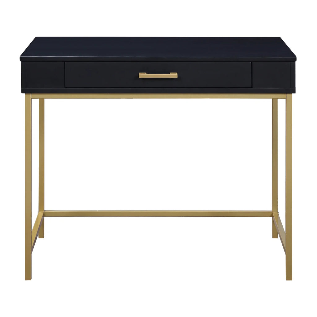 36" Contemporary Wood Writing Desk B1996