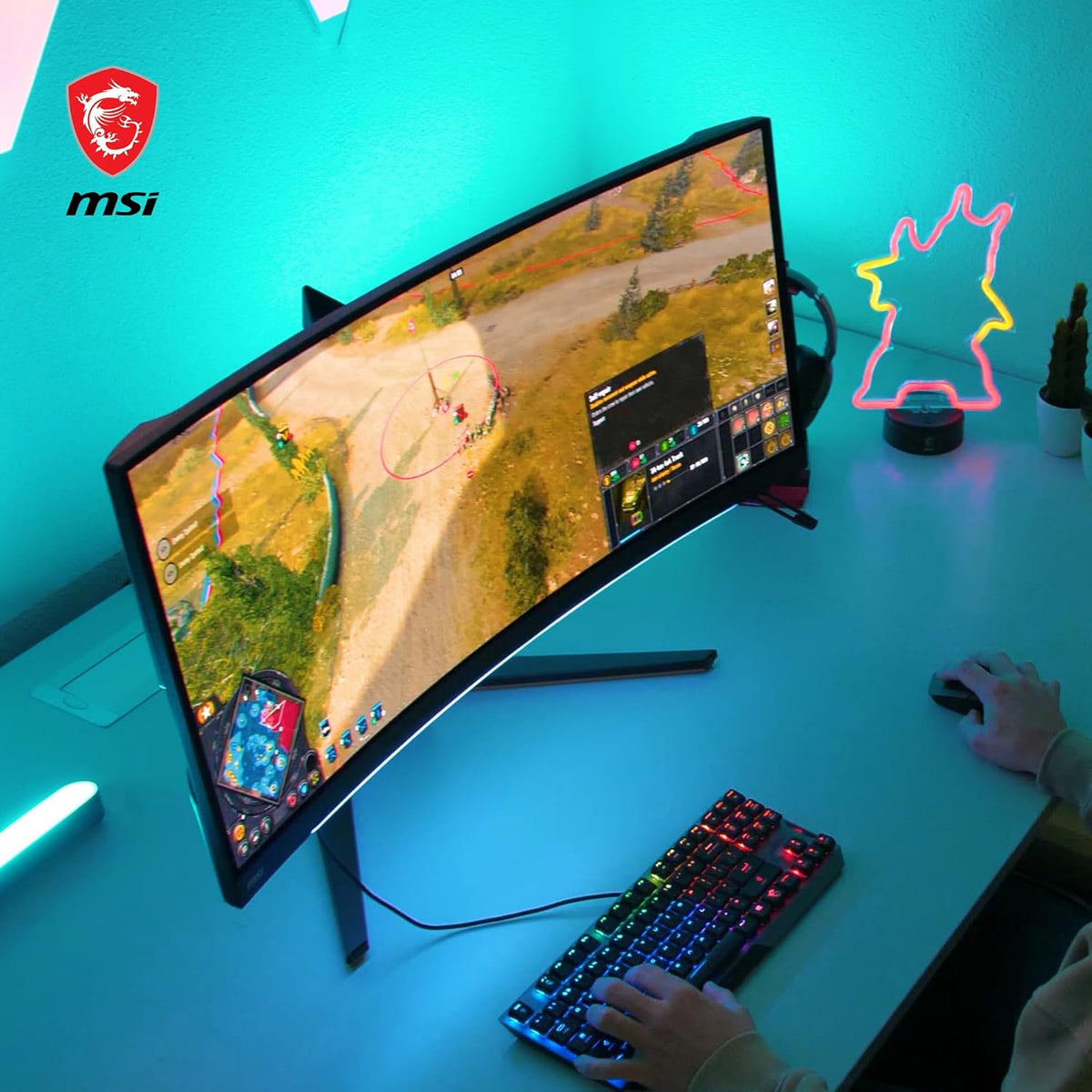 34" Curved OLED Gaming Monitor, 3440 x 1440, 0.1ms, 175Hz, HDR 400 G712