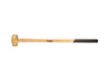 32 in. 6 lbs Brass Hammer with Wood Handle J3557