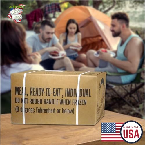12 Pack MRE with Flameless Heaters and Freeze Dried Meals L60633