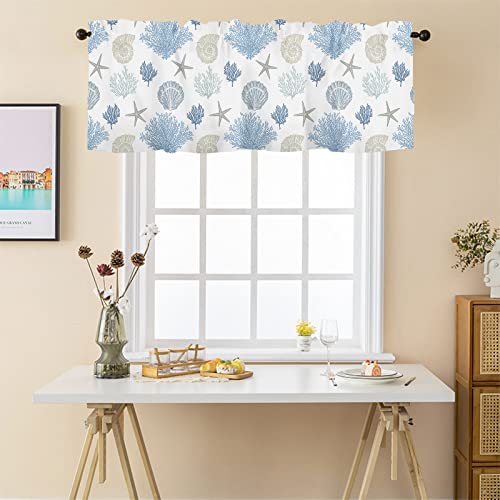 Sage Green Leaf Kitchen Curtains Valances Window Valance Short Topper Rod Pocket Curtain 54x18 Inch Q7683