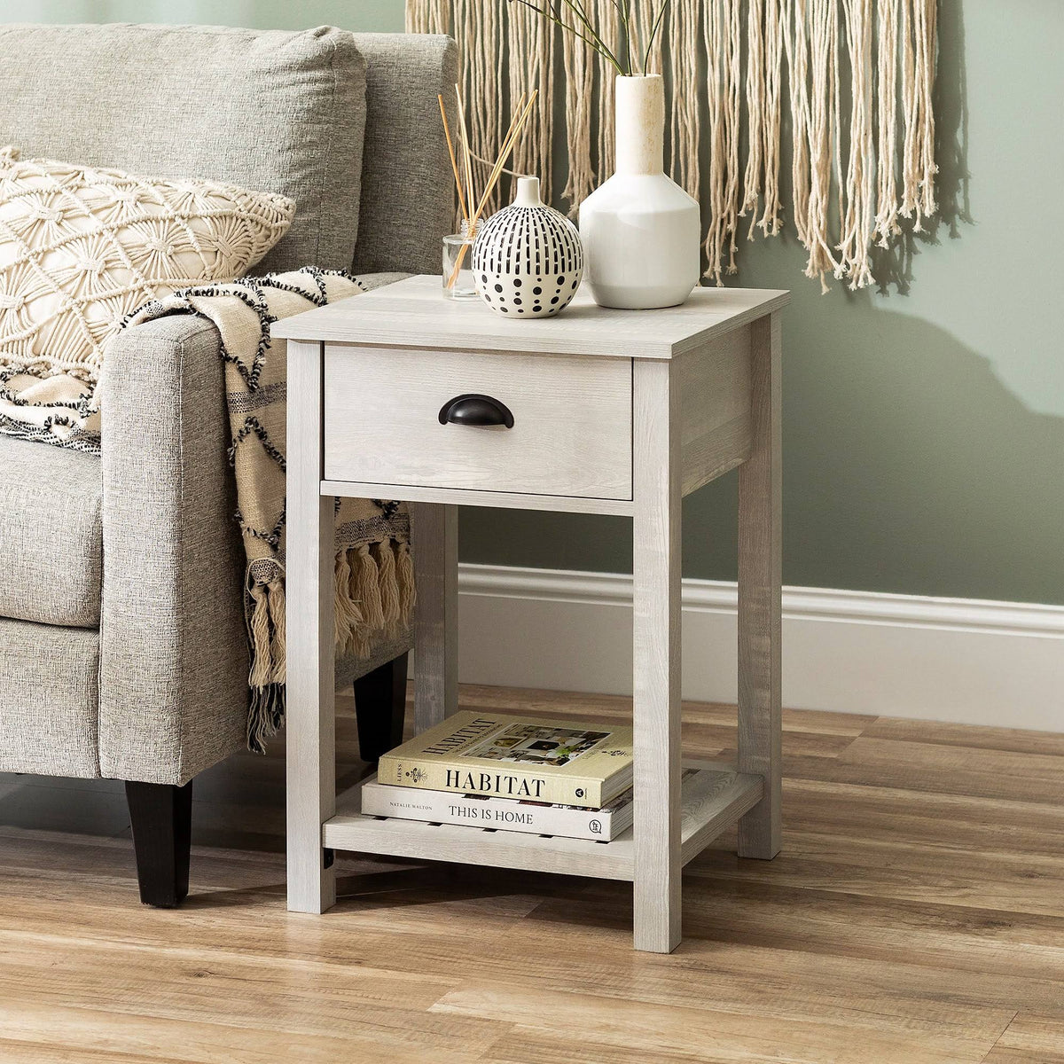 18-inch One-Drawer Side Table X41389