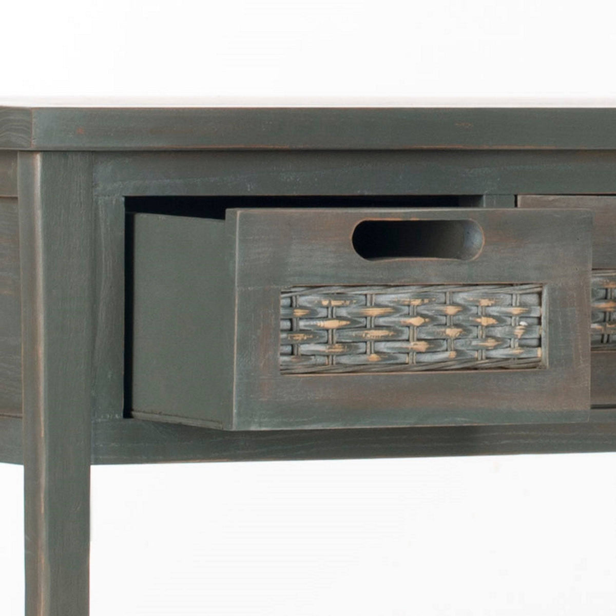 French Grey 3 Drawer Console L98497