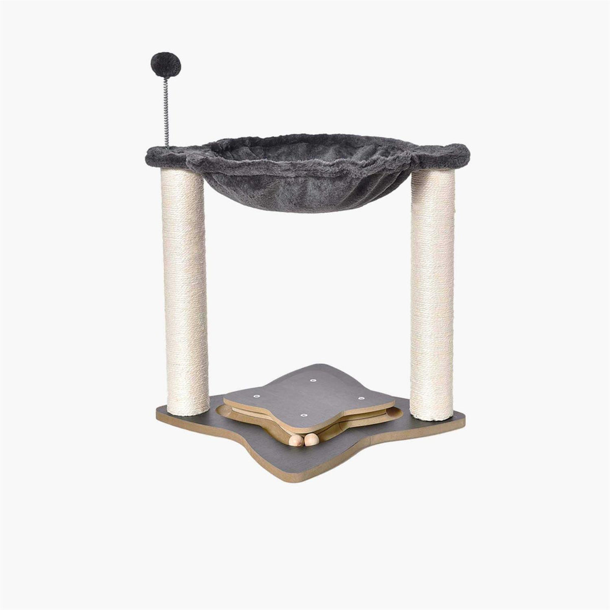 3 in 1 Cat Scratching Post with Hammock F272358