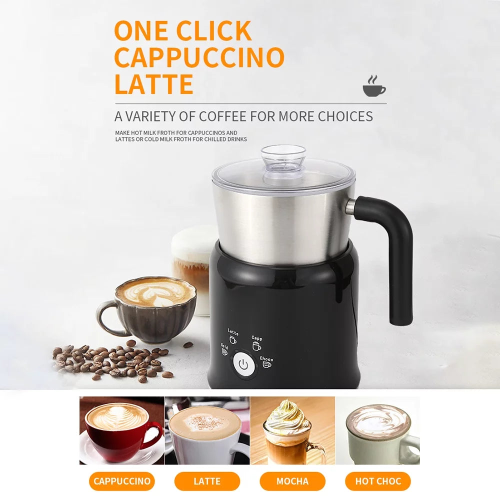 Detachable Electric Milk Frother and Steamer 700ml 600W 5 in 1 J5648