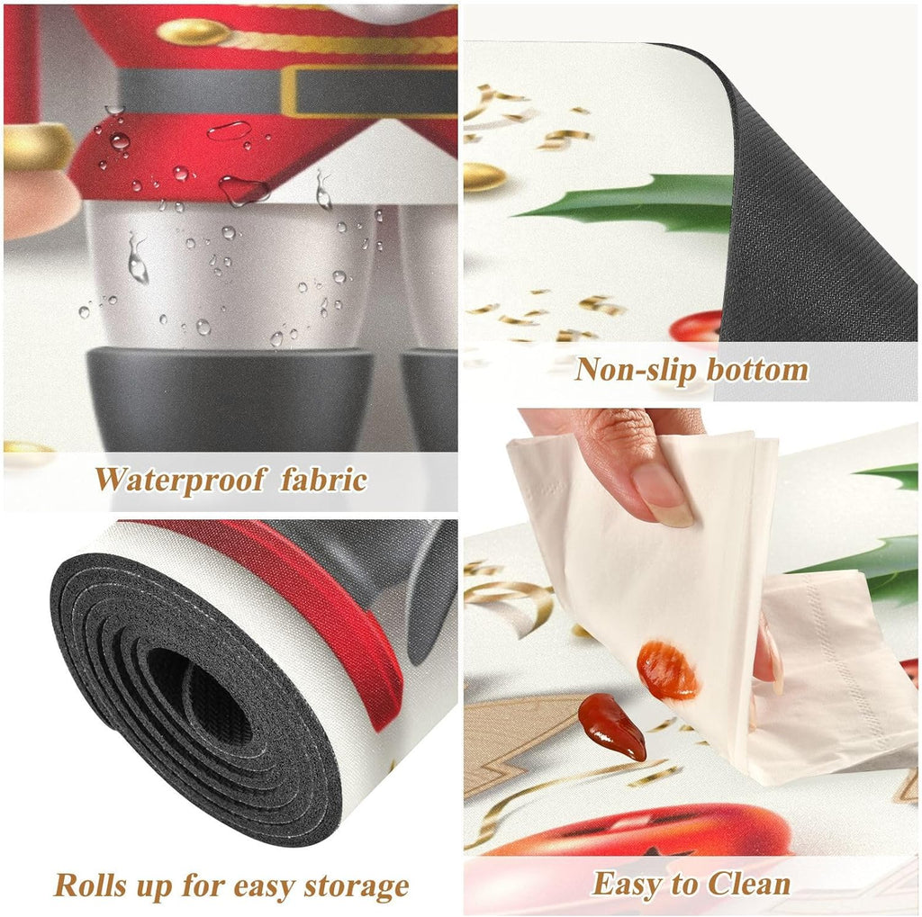 Nutcracker Christmas Trivets for Hot Pots and Pans Waterproof Table Mats T719249