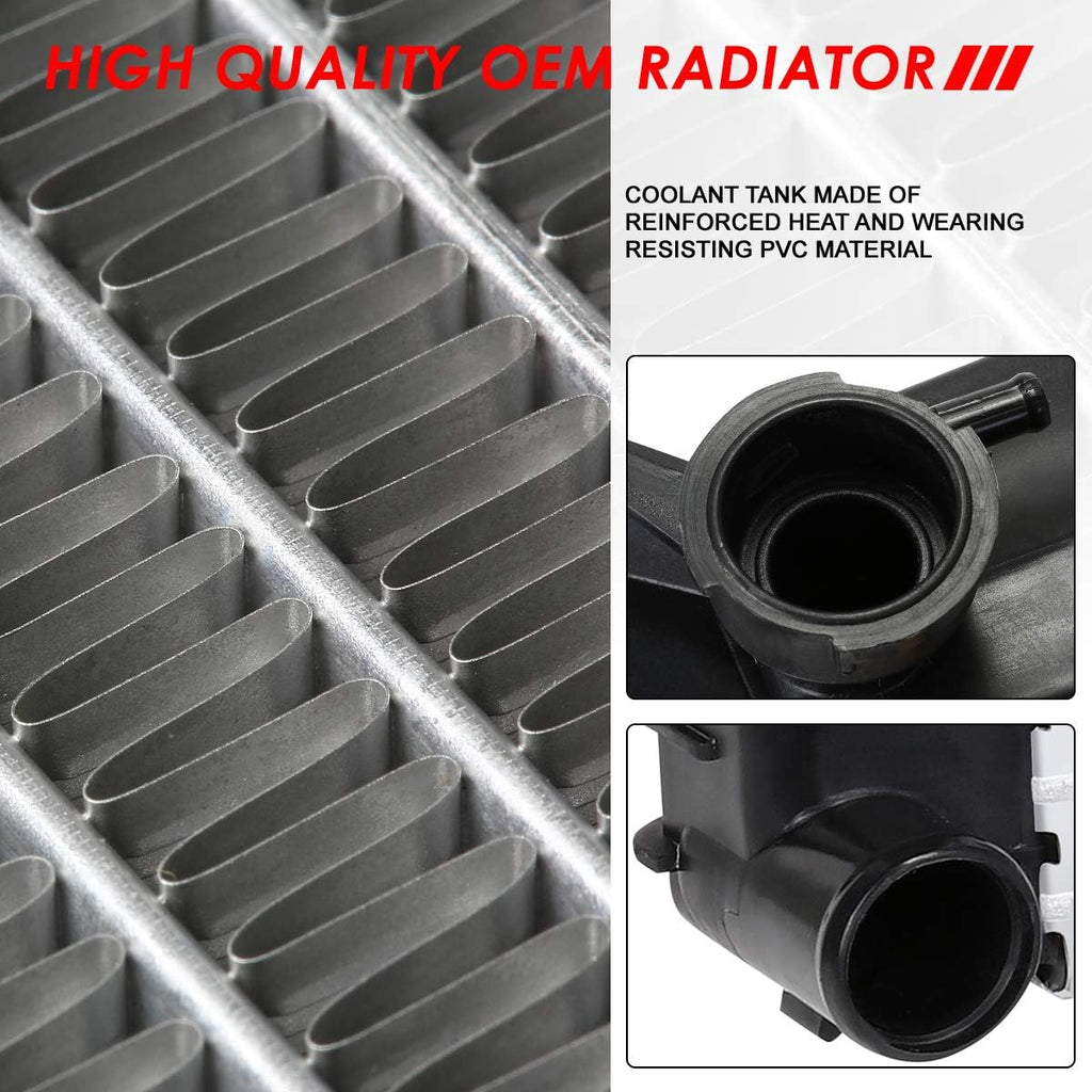 1-Row Cooling Radiator Aluminum Core X1132