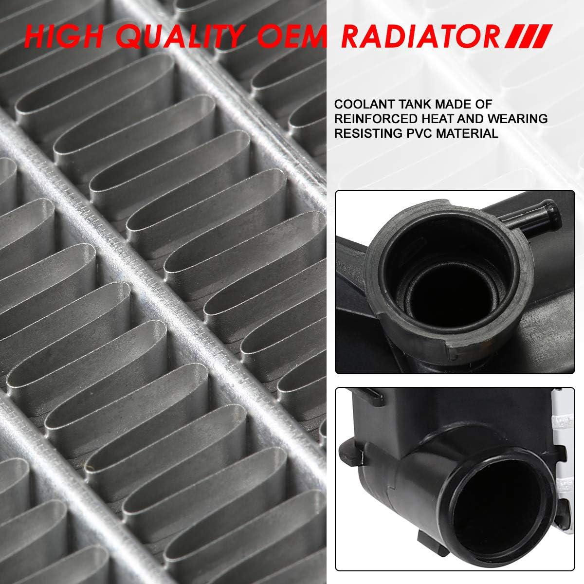 1-Row Cooling Radiator Aluminum Core X1132