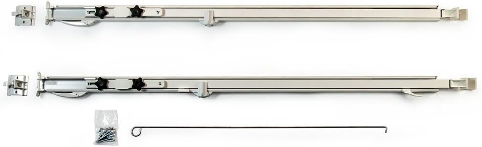 Fiesta White Universal Manual RV Awning Arms Set A464