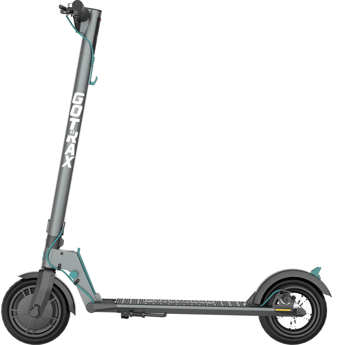 Charcoal Gray 8.5 Pneumatic Tire 250W Foldable Electric Scooter Q950