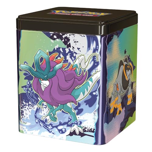 Pokemon TCG Stacking Tin - 3 Packs, Stickers N896