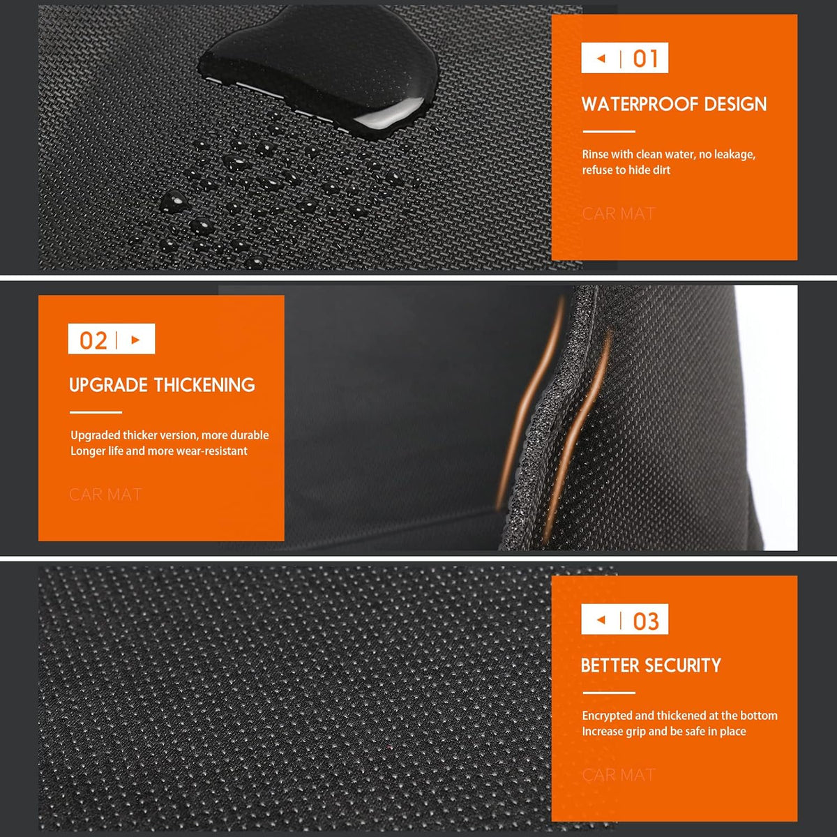 Model Y All Weather 3D TPR Floor Mats N902798