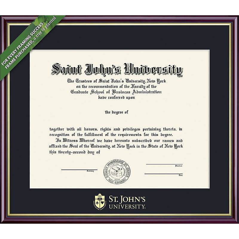 Washington University 8.5 x 11 Academic Diploma Frame J632