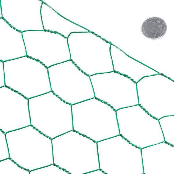 16 Gauge Vinyl Green Hex Netting L719
