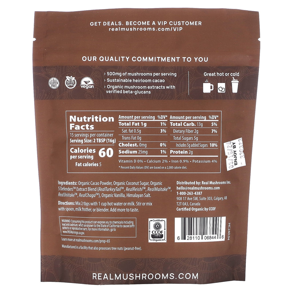 Mushroom Hot Chocolate, 240 g L32295