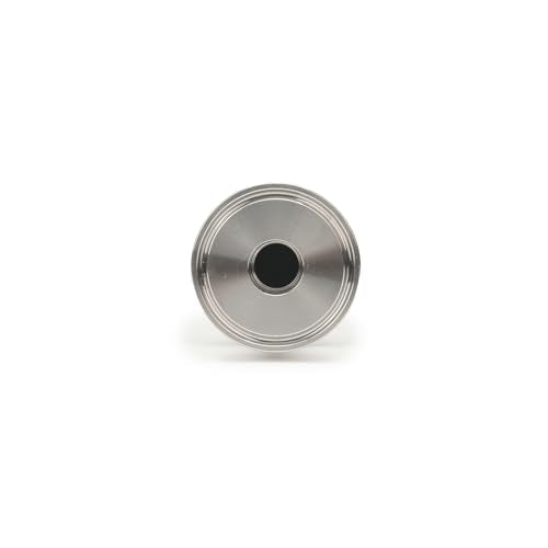 Tri-Clamp Stainless Steel 304 Diffusion Stone, 2 Micron Aeration Stone with 1/4" NPT CO2 inlet Y82795