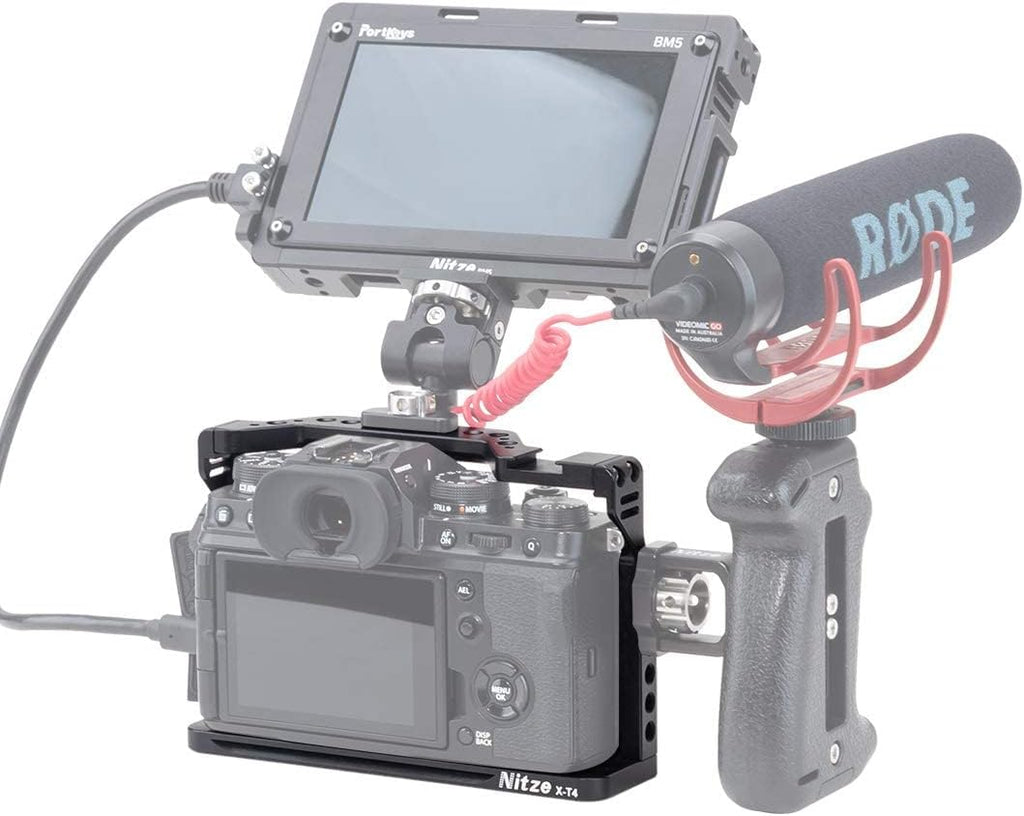 Camera Cage with Arca Swiss QR Plate and NATO Rail E541