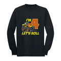 Truck Theme Birthday T-Shirt for 4 Year Old Boys Y2830