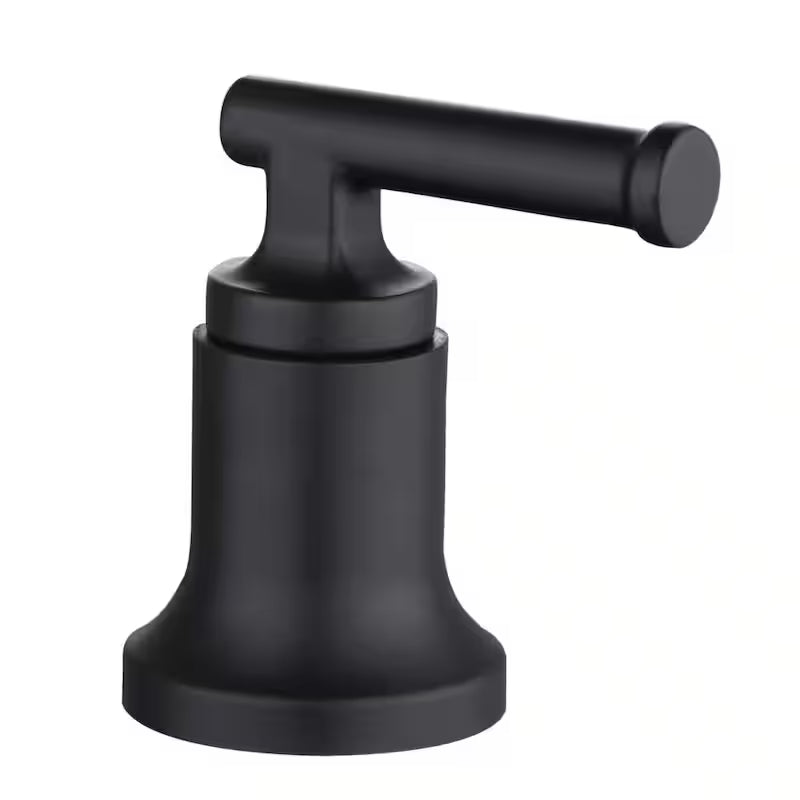 8 in. Widespread Double-Handle High-Arc Bathroom Faucet in Matte Black Q625023