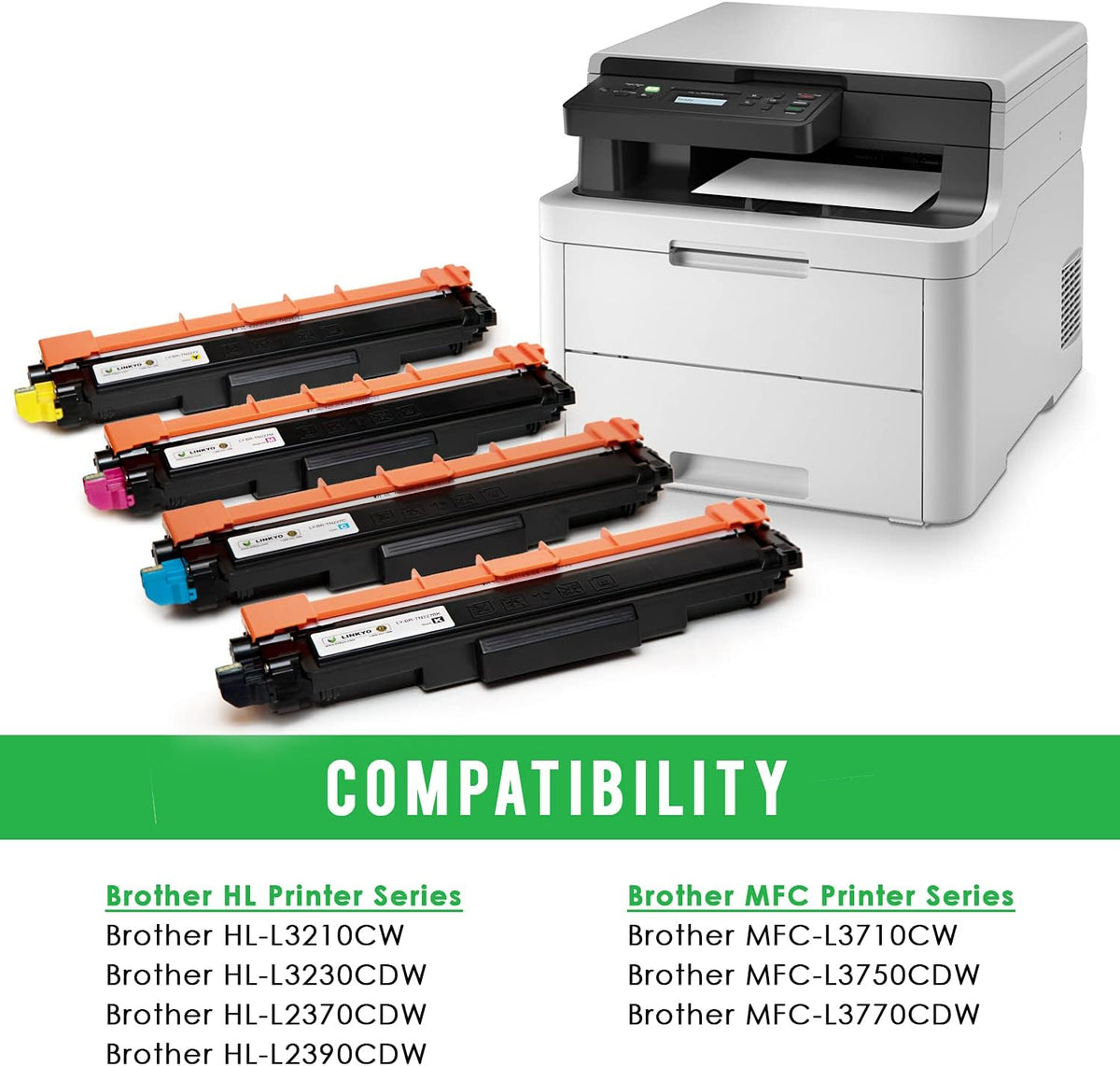 Compatible Toner Cartridge 4-Pack K6726