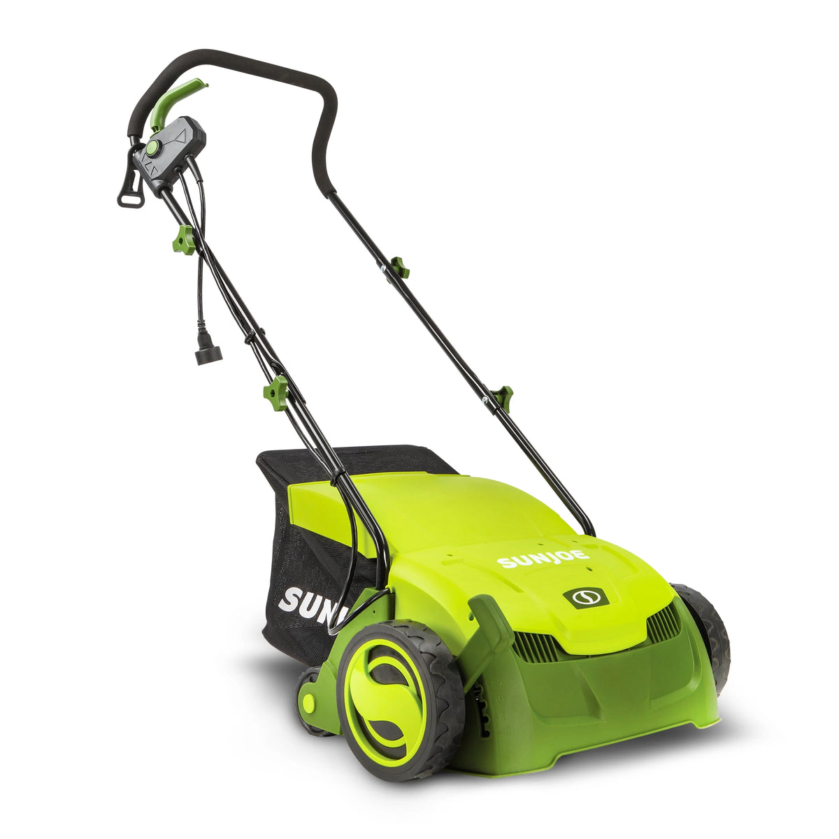 Electric 12.6-inch Lawn Dethatcher + Scarifier with Collection Bag S4112