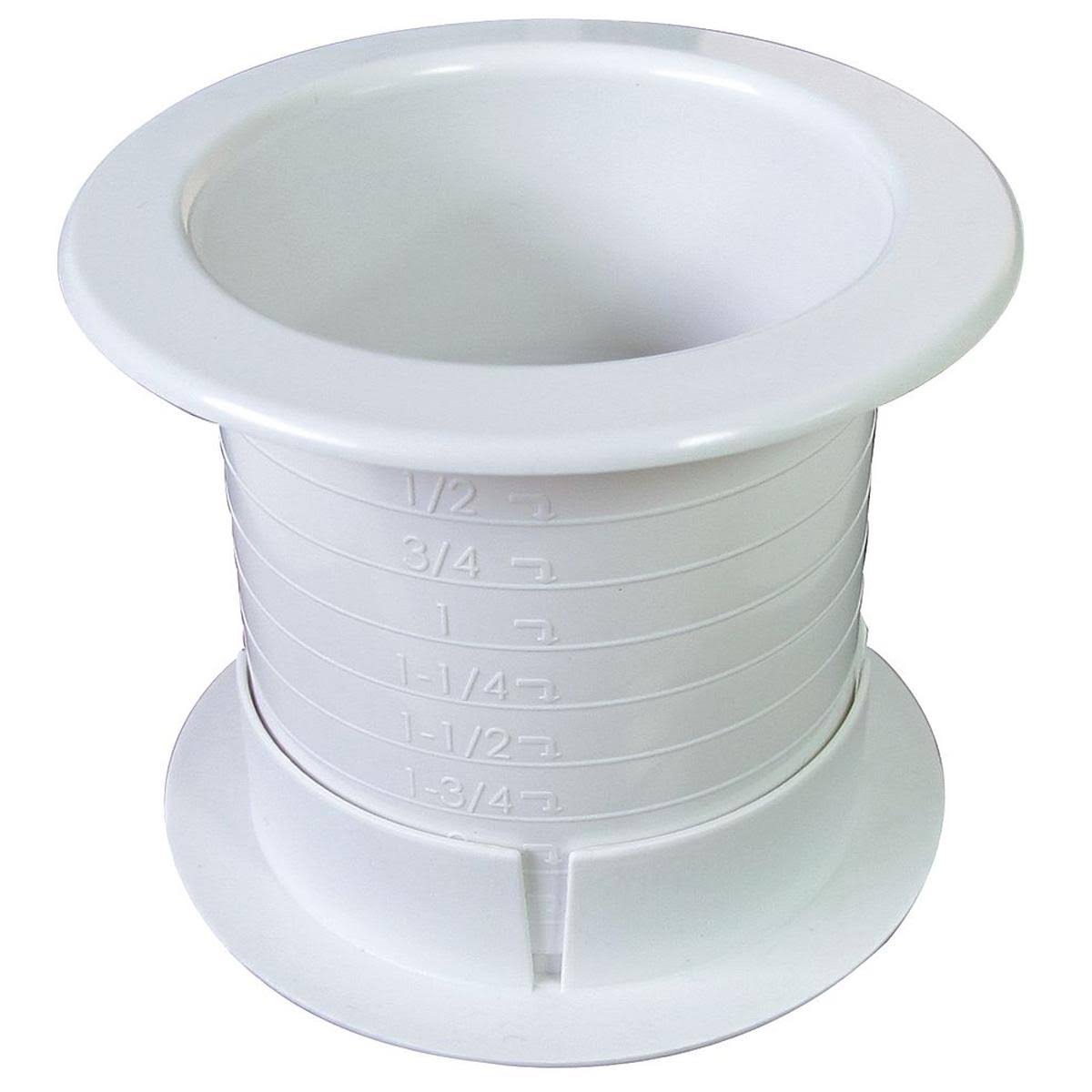 100pc Dual Sided Grommet, 2.5In, White P89558