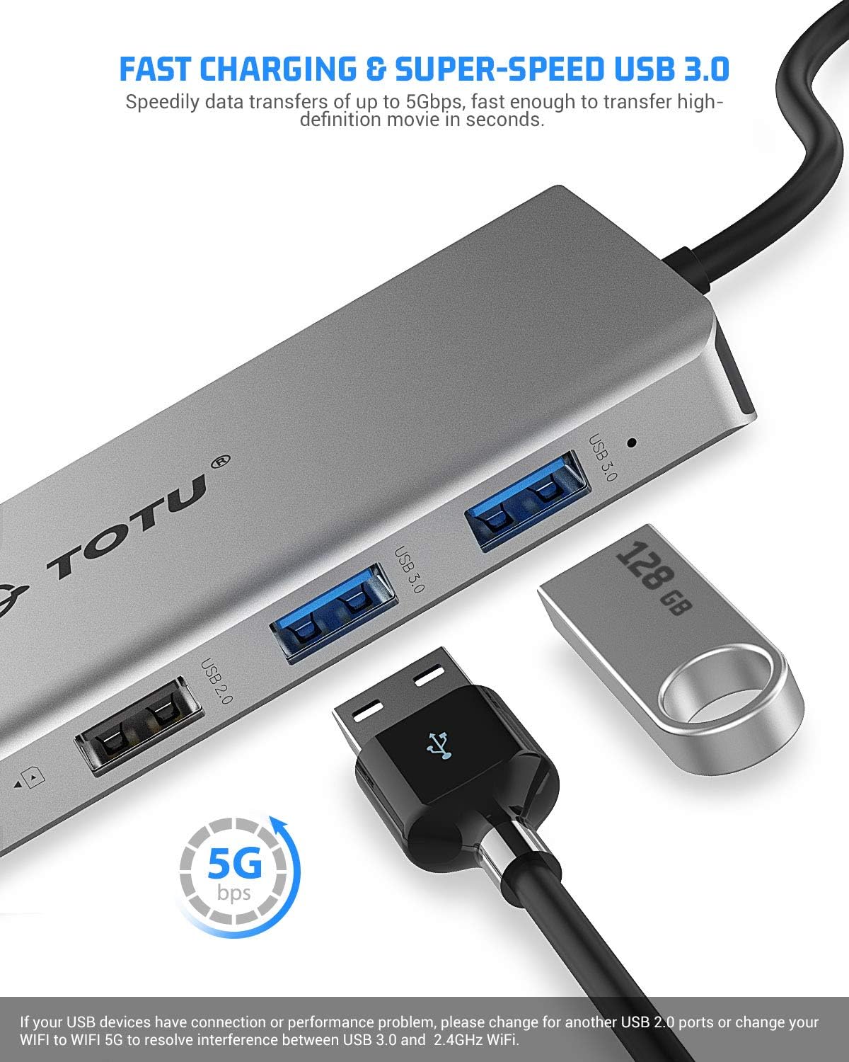 13-in-1 USB C Hub with Ethernet, 4K HDMI, VGA, USB 3.0, 100W PD, SD/TF Card Reader E81389