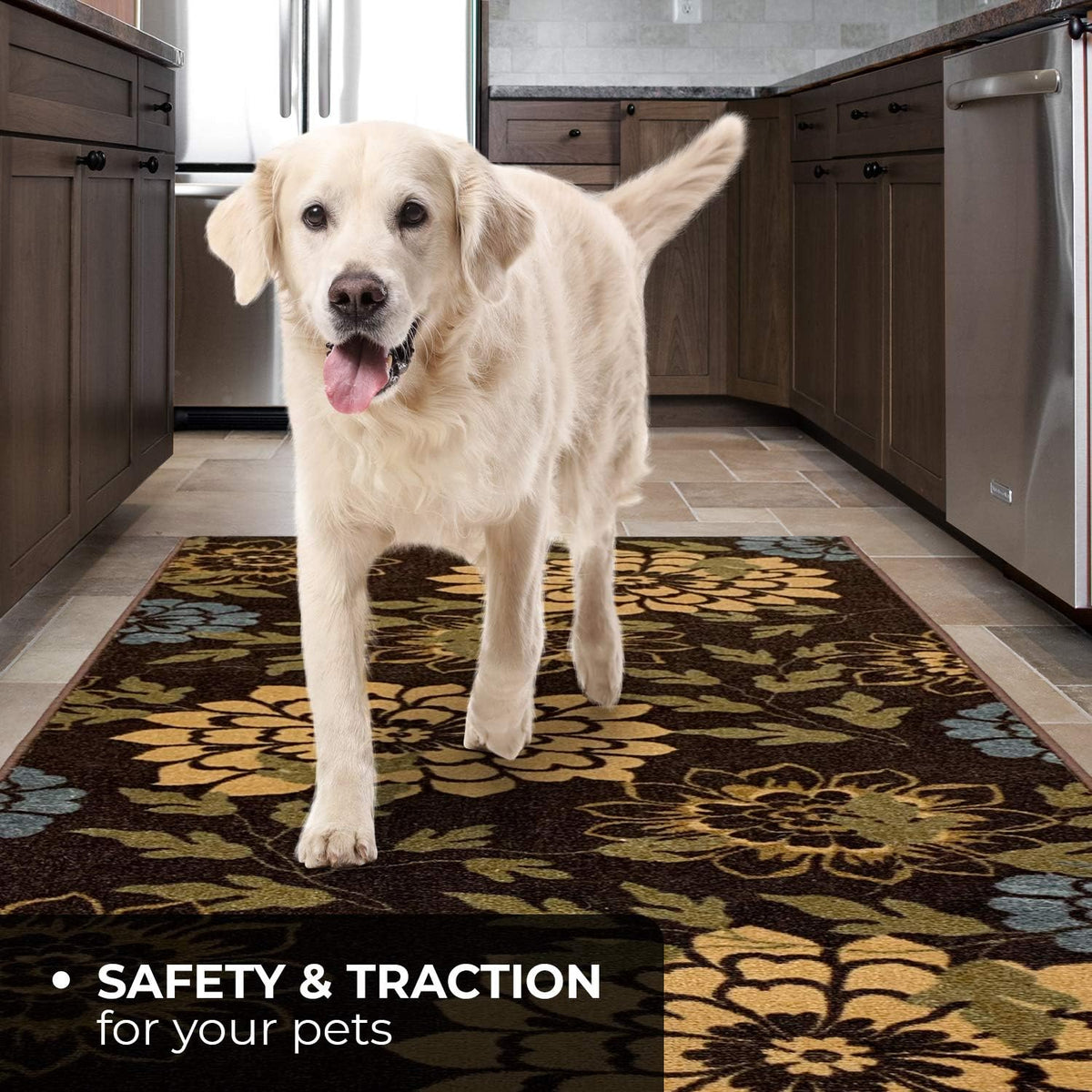 Skid-Resistant Carpet Runner 6 Feet X 26 Inches M2848