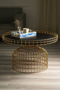 Round Glossy Coffee Table P11618