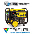 8000-Watts Tri-Fuel Portable Natural Gas Generator with Electric Start E62370