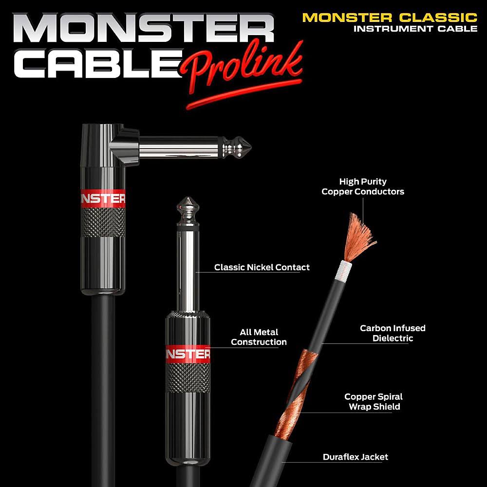 Monster Classic Instrument Cable - 12ft. N736683