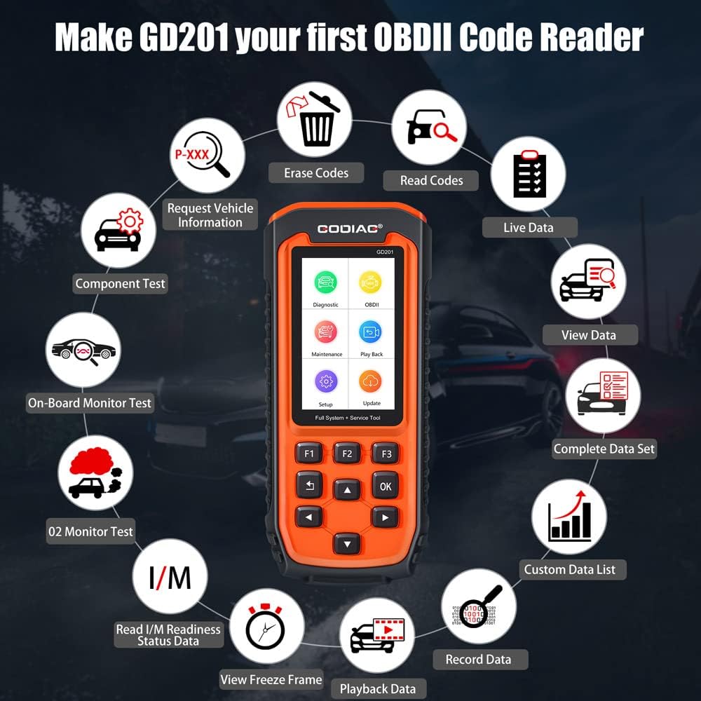 OBD2 Scanner Diagnostic Scan Tool with 29 Reset Service T928141