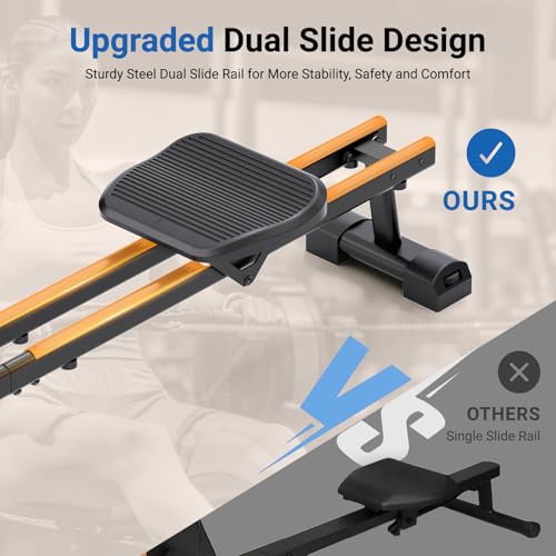 Magnetic Rowing Machine 350 LBS 16 Levels O5048