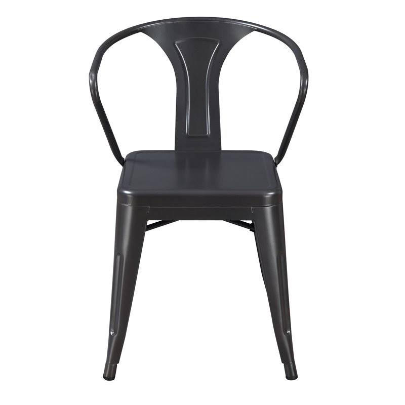 Charcoal Arm Chair Set of 2 D9722
