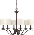 Antique Bronze 6-60W Chandelier Z5906