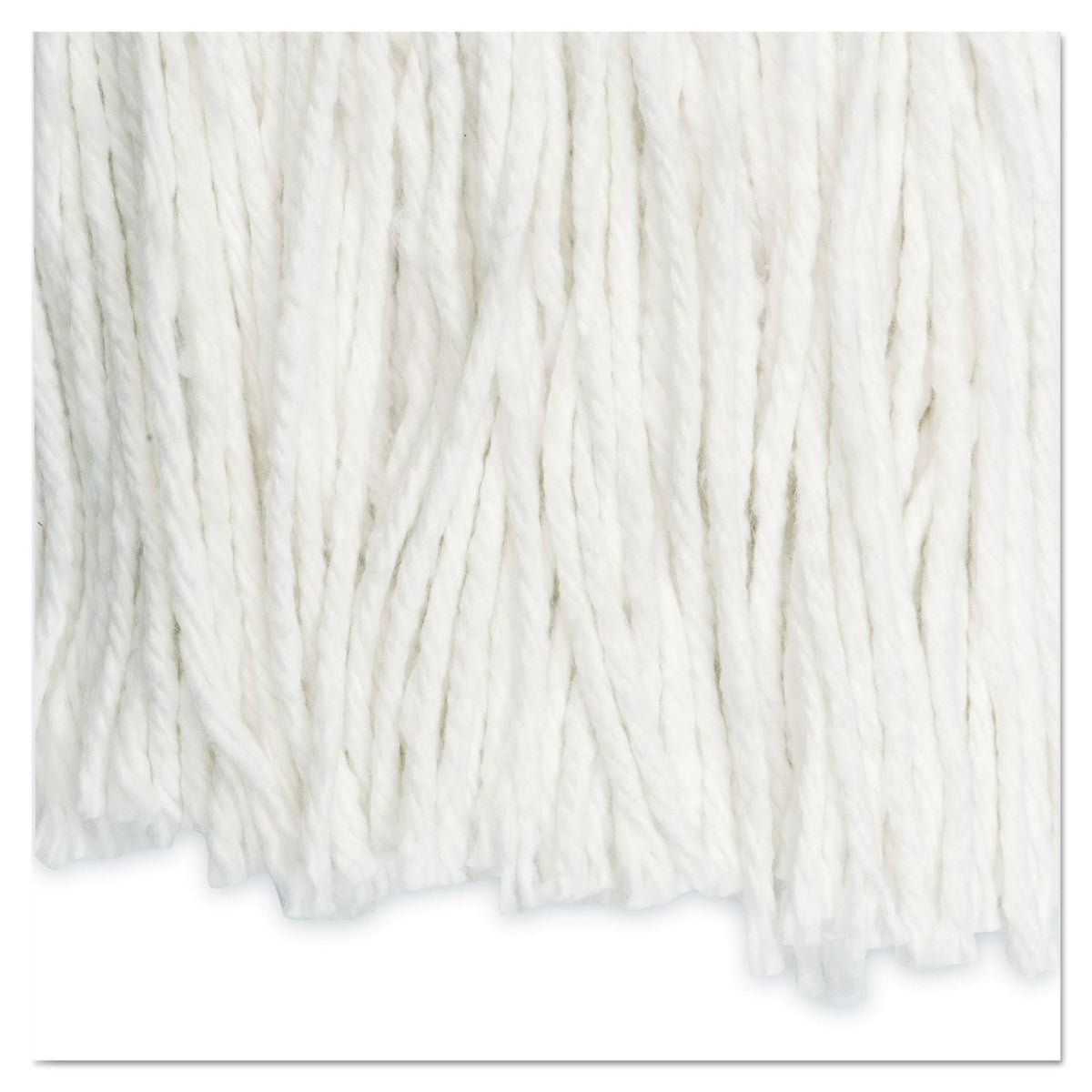 White Rayon Cut-End Wet Mop Head, 12/Carton J624