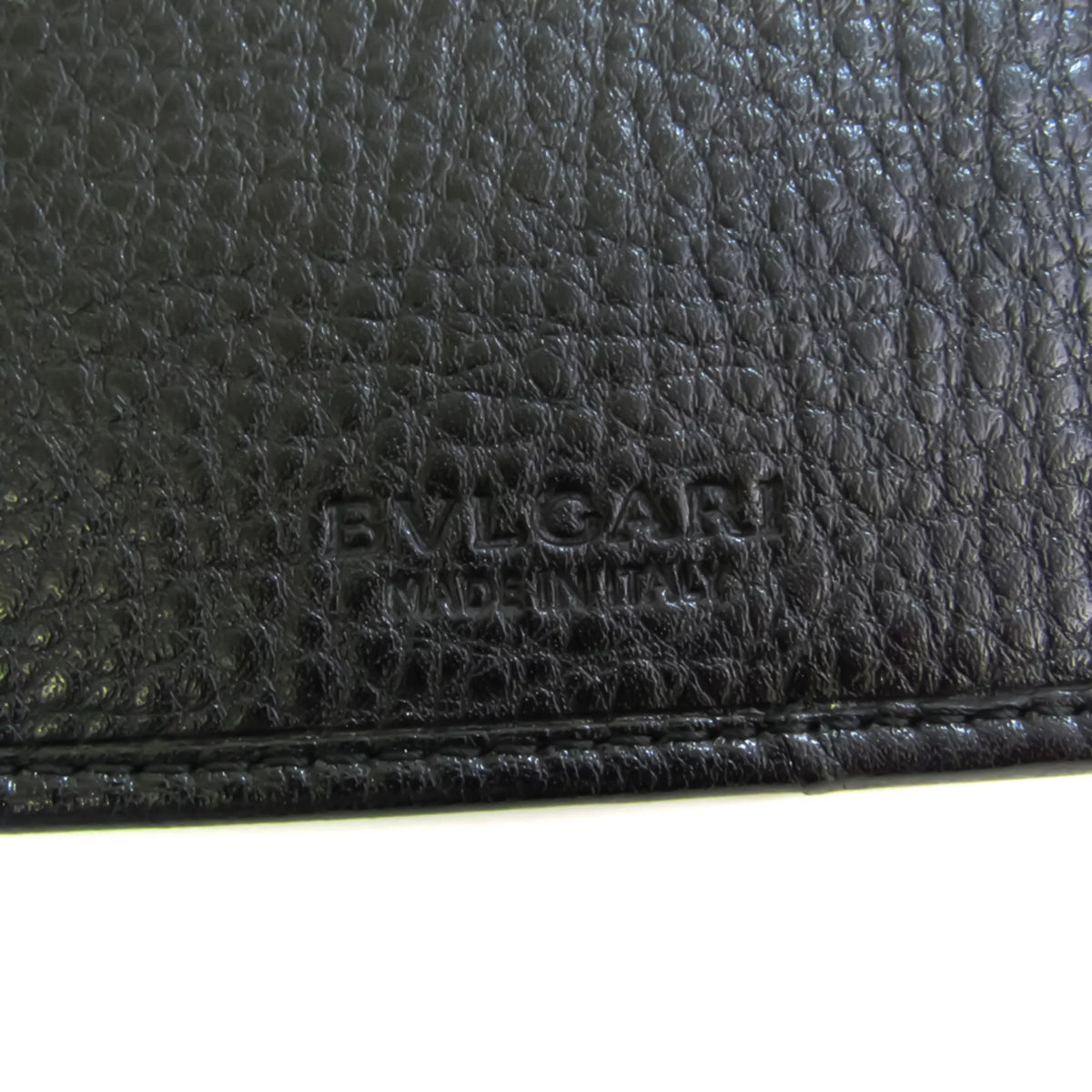 Pre-Owned Black Leather Long Wallet T878877
