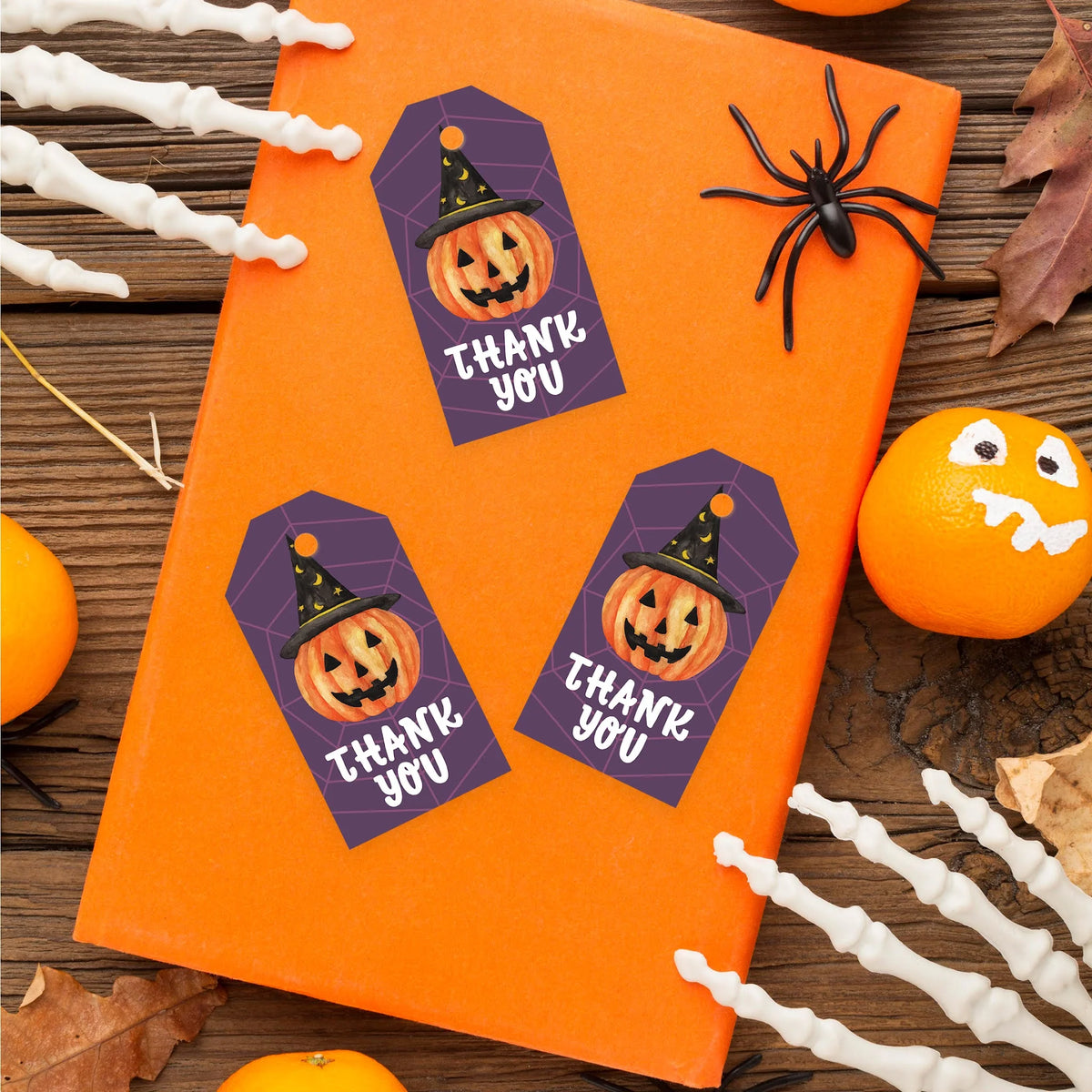 100-Pk Halloween Gift Tags With String V152
