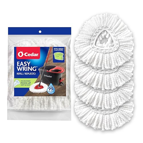 Microfiber Spin Mop Refill Pack of 4 X50492