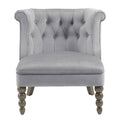 Gray Velvet Accent Chair W69127